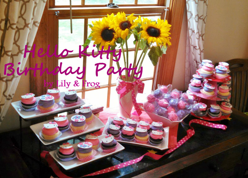 DIY Party: Hello Kitty Cupcakes